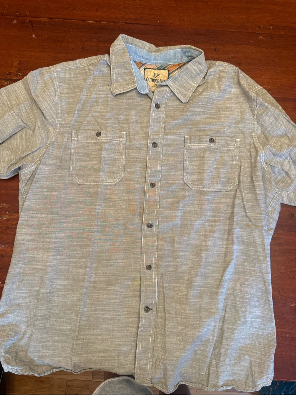 Men's Green Button-Up Workshirt